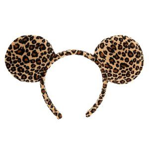 Mickey Mouse Cheetah/Leopard Headband Ears